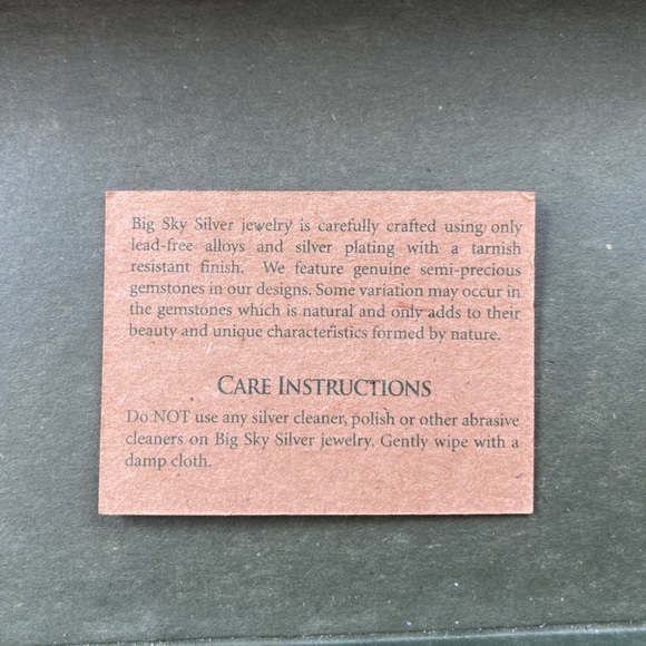 Big Sky Silver Locket Necklace with Pinecone Design - Picture 5 of 5